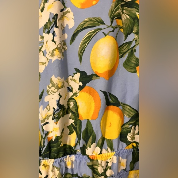 Anthropologie Somerset Maxi Dress Lemon Print XL - Picture 6 of 7